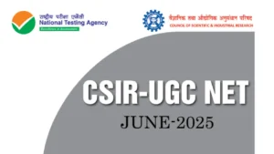 Joint CSIR-UGC NET June 2025 Notification Registration
