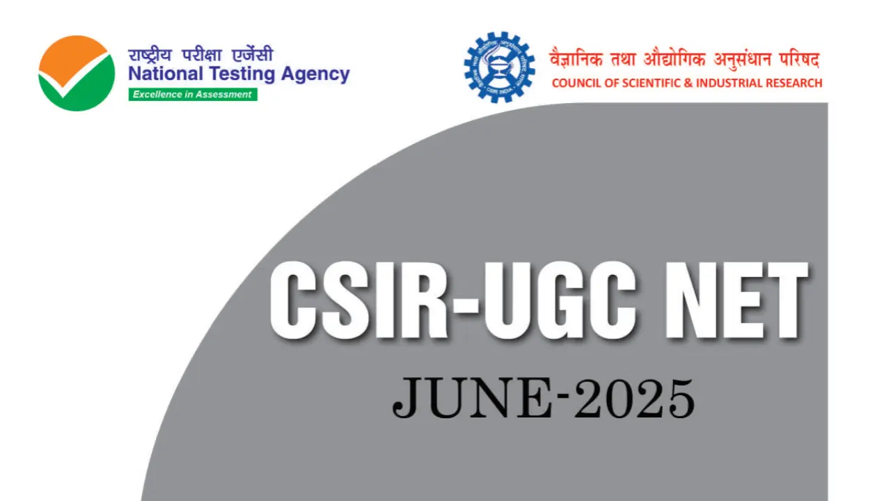 Joint CSIR-UGC NET June 2025 Notification Registration