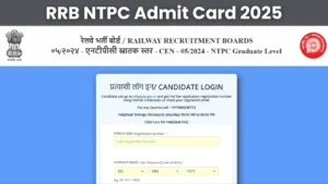 RRB NTPC Admit Card 2025
