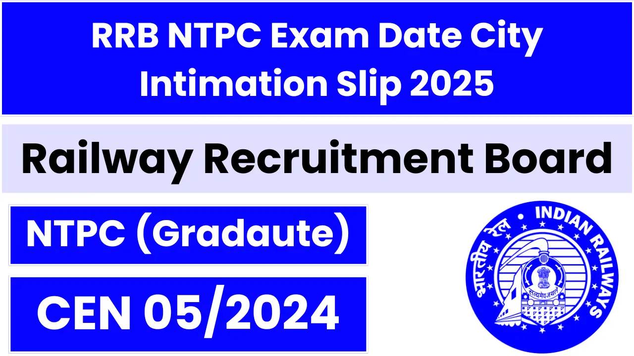 rrb-ntpc-exam-date-city-intimation-slip
