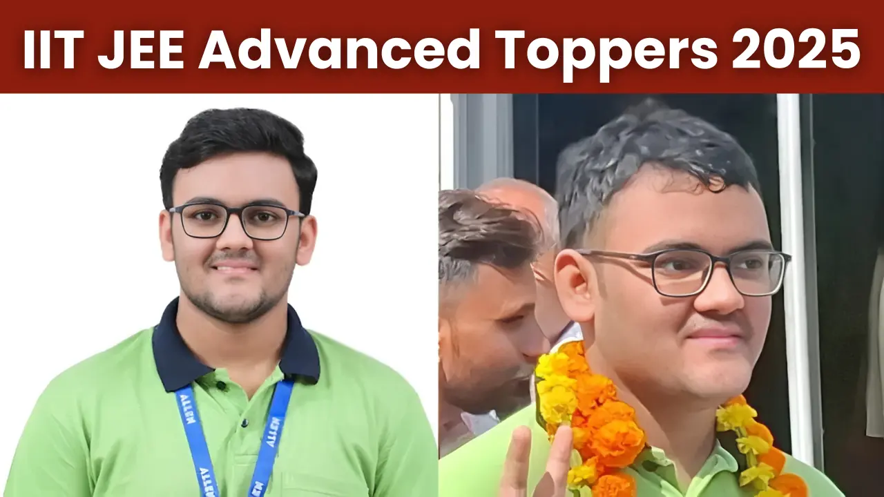 IIT JEE Advanced Toppers 2025
