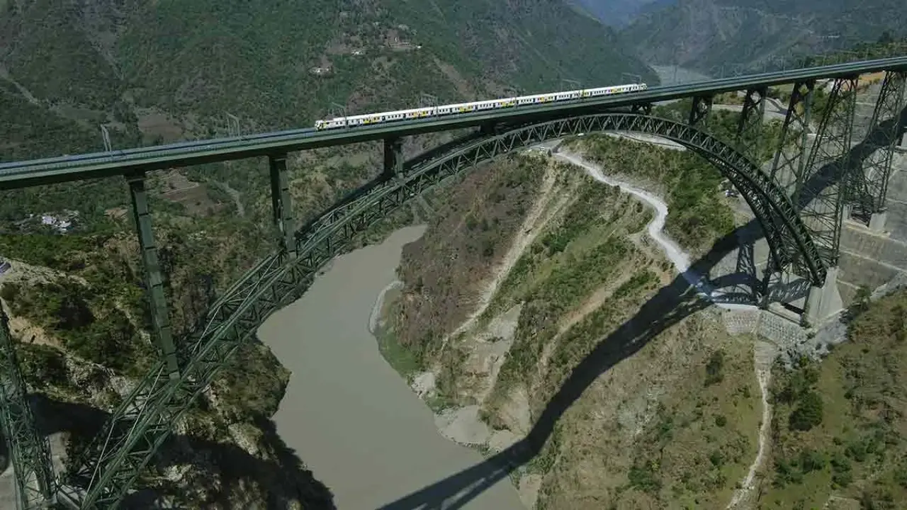 chenab-bridge-height-features-cost-vande-bharat