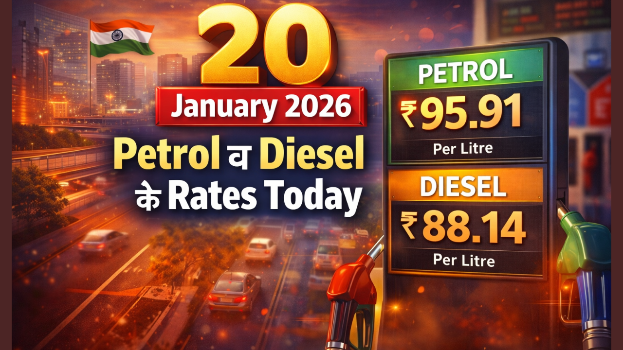 Fuel Prices Today Petrol Near ₹96, Diesel Above ₹88