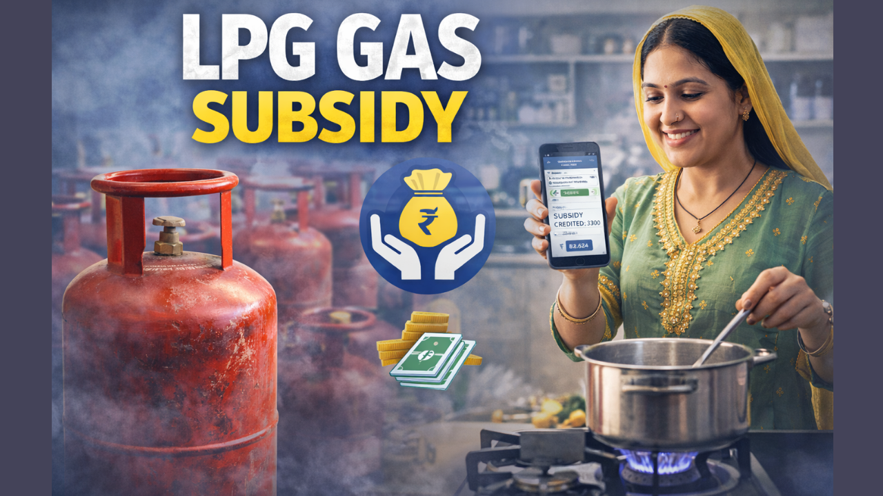 LPG गैस सब्सिडी को लेकर जरूरी खबर, अभी चेक करें स्टेटस